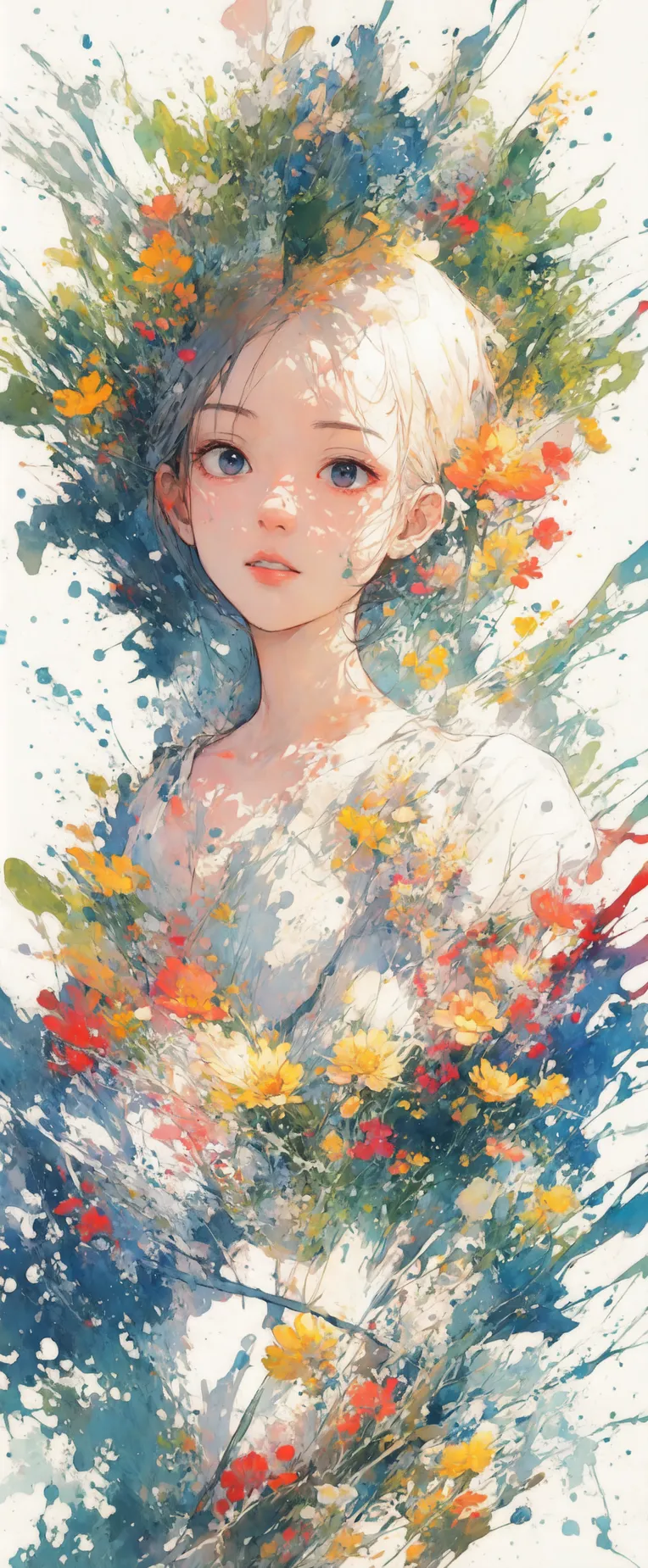 Anime Style,Classic Painting,Girl,Checkpoint,SD 1.5