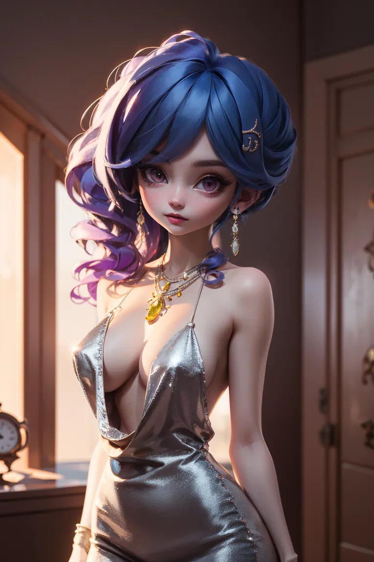 Cartoon style,Digital Painting Media,Girl,LoRA,SD 1.5