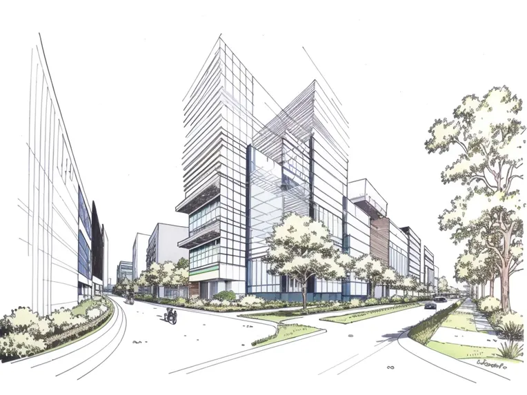 Hand-Drawn,Architectural Design,Building,LoRA,SD 1.5