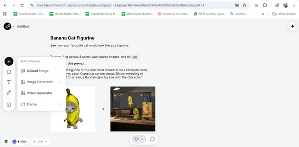 Lovartを使用して素晴らしいNano Banana猫フィギュアアートを作成する方法：完全チュートリアル