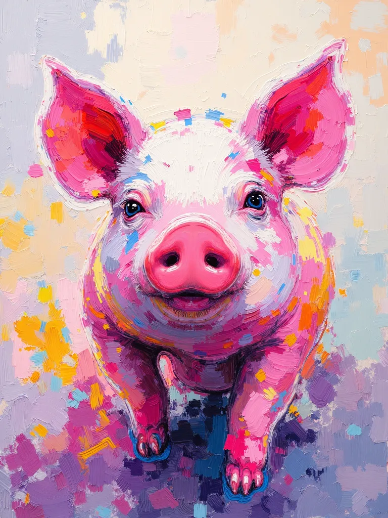 阿容容_F.1 印象派厚涂油画风格，大色块_F.1 印象派厚涂油画风格，大色