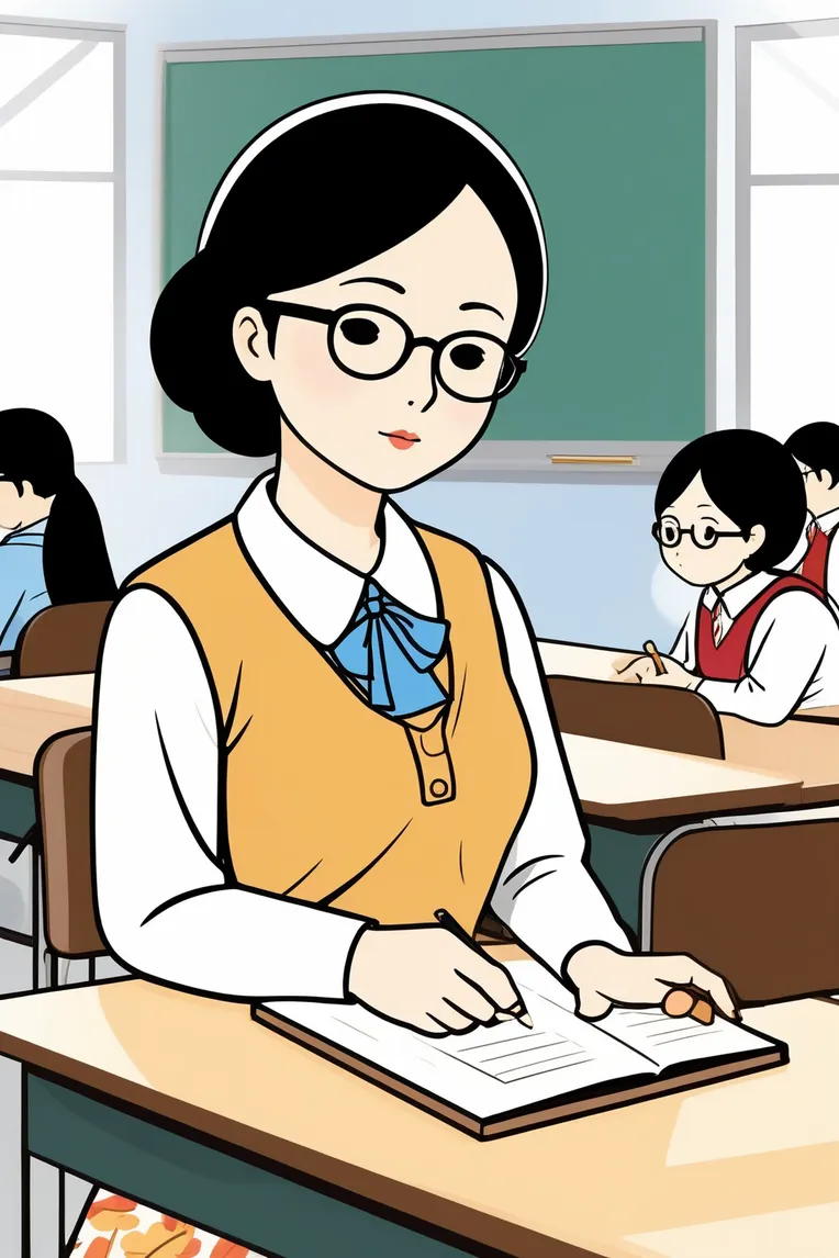 Flat Illustration,Girl,Object Enhance,Checkpoint,SDXL