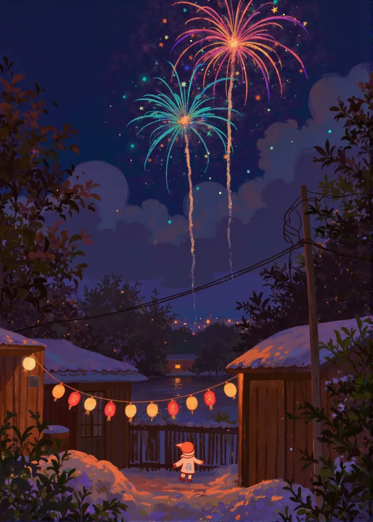 Flat Illustration,Composition Control,Landscape,LoRA,FLUX.1