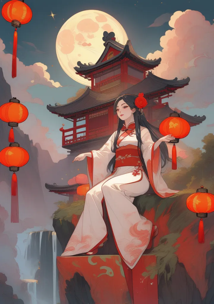 666模型】水墨水彩国风山水画风景模型_V1.0-LoRA-六六六模型-Shakker