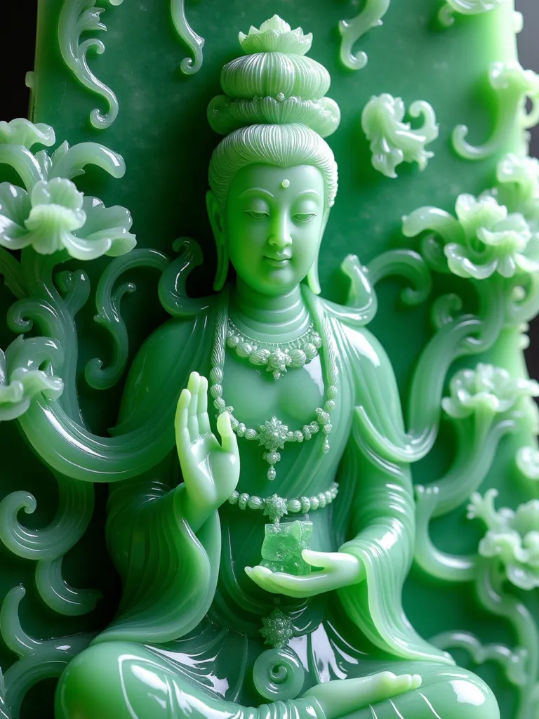 阿容容_F.1 翡翠玉石雕刻工艺品-LoRA-阿容容-LiblibAI