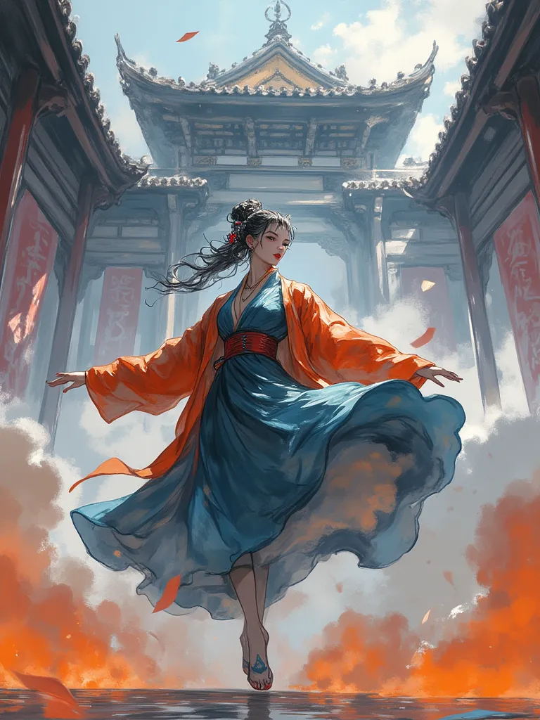 J_彩墨厚涂-LoRA-JM32-LiblibAI