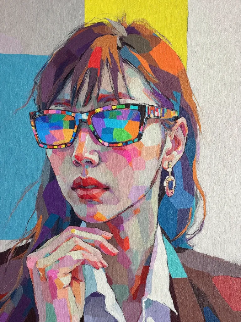 现代画风：表现&抽象| 块状笔触_油画风格强化-LoRA-Dream2046-LiblibAI