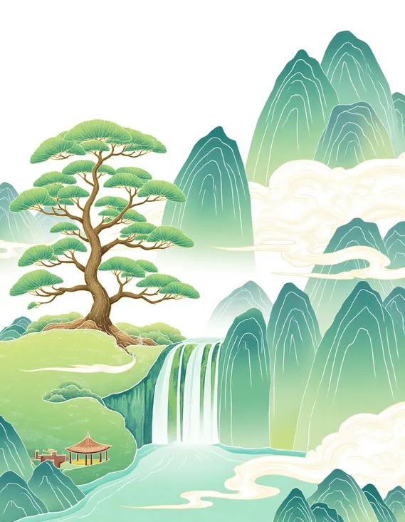 F.1- 中国山水画-LoRA-金钱之兄-LiblibAI
