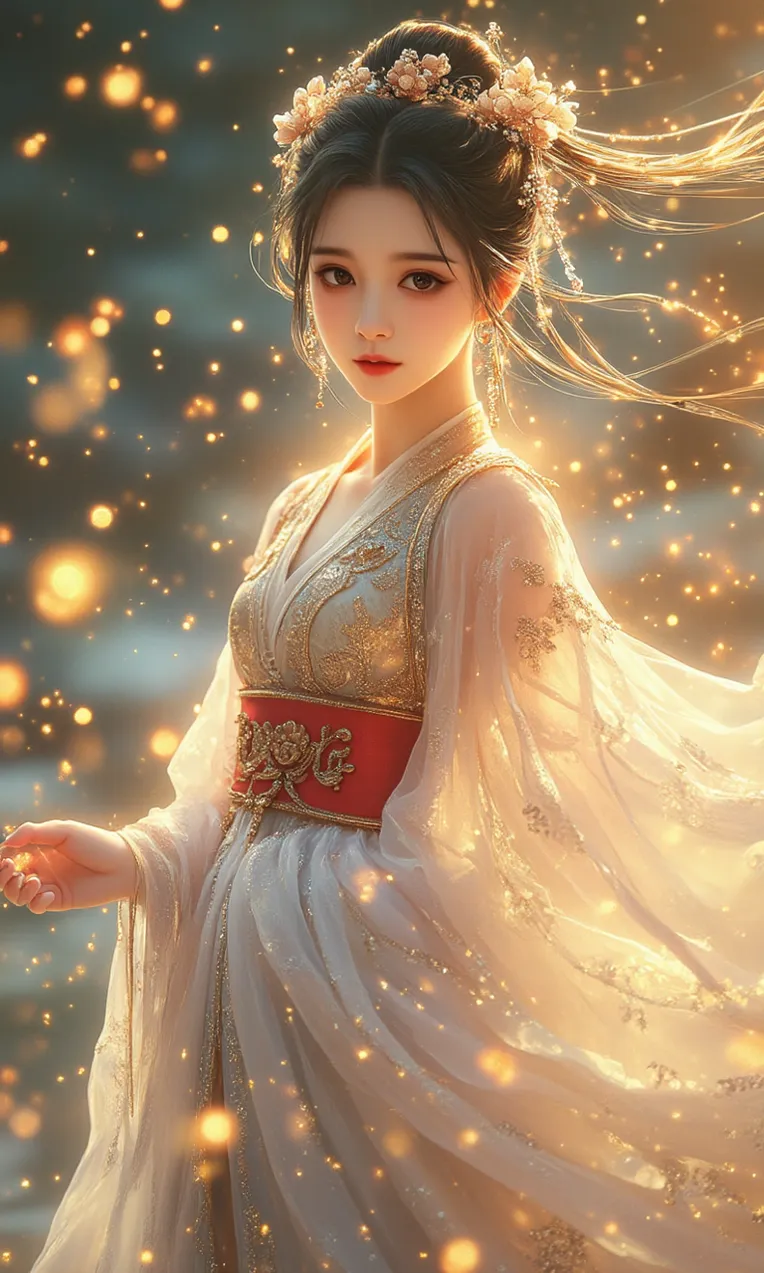 Traditional Painting Media,Girl,Style Boost,LoRA,FLUX.1