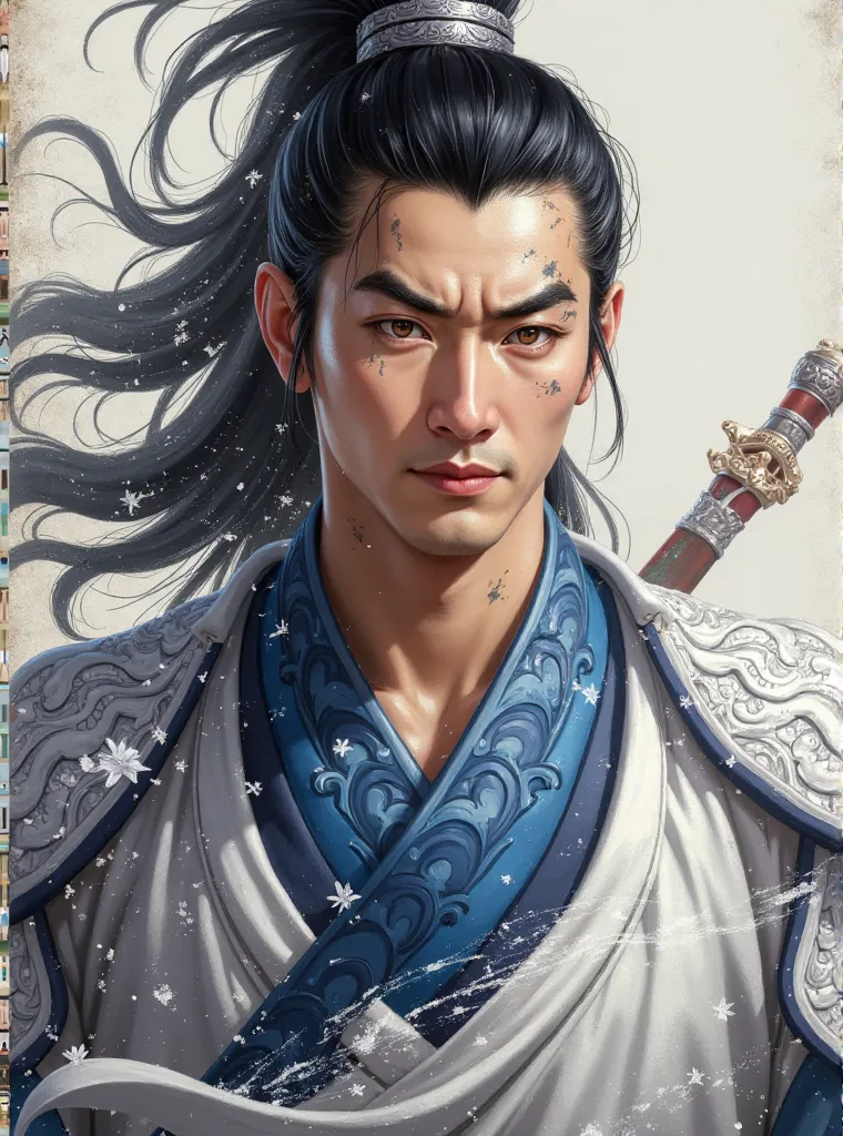 Chinese Style,Traditional Painting Media,Boy,LoRA,FLUX.1