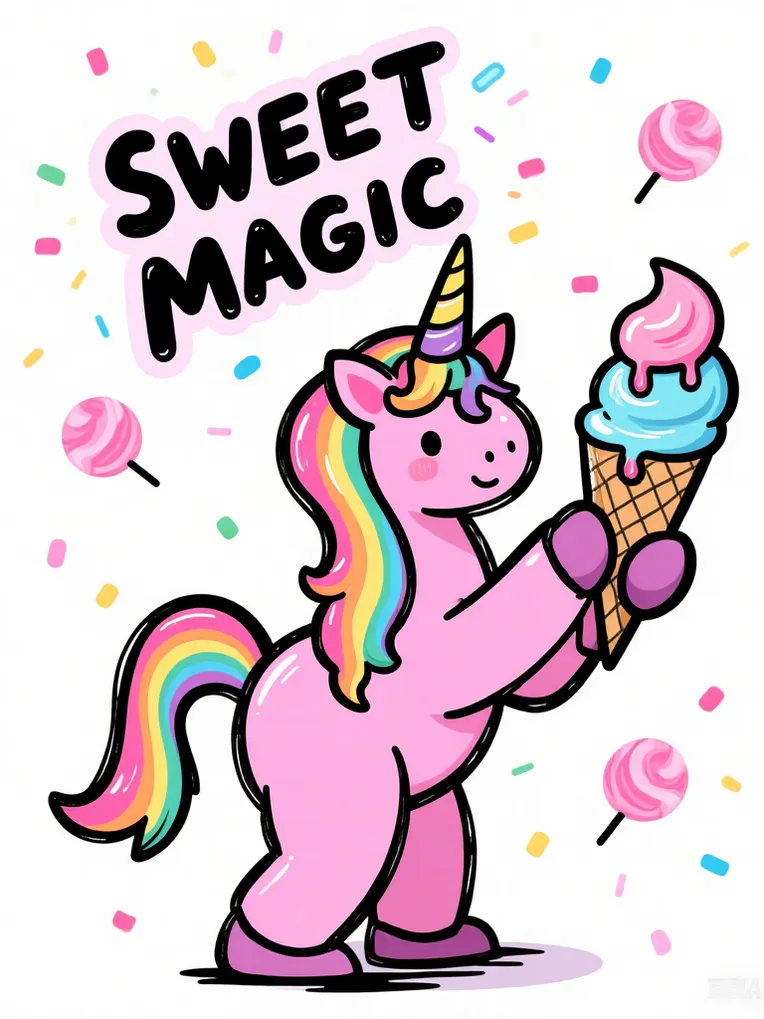 Flat Illustration,Boy,Style Boost,LoRA,FLUX.1