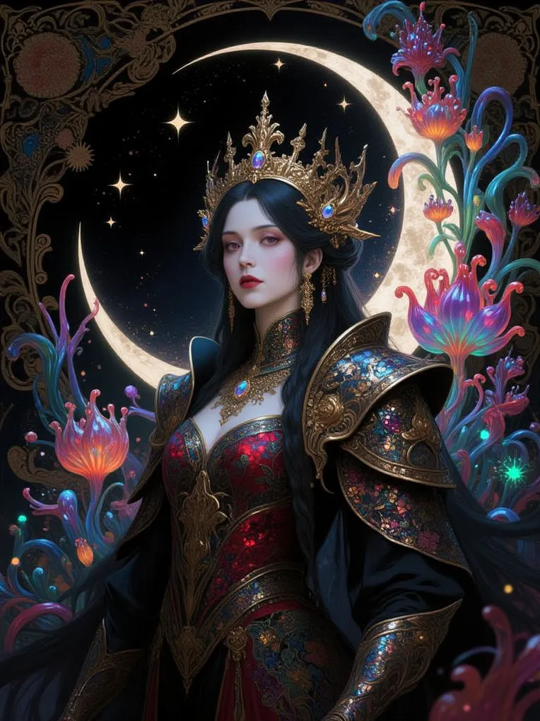 Digital Painting Media,Girl,Style Boost,LoRA,FLUX.1