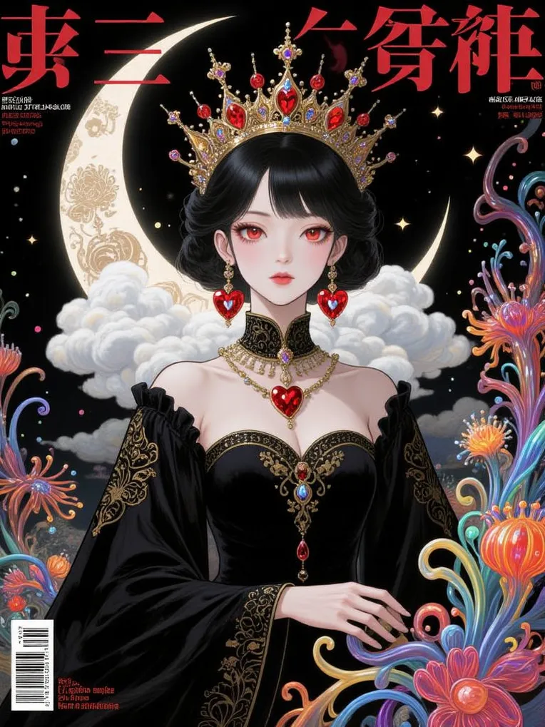 Digital Painting Media,Girl,Style Boost,LoRA,FLUX.1