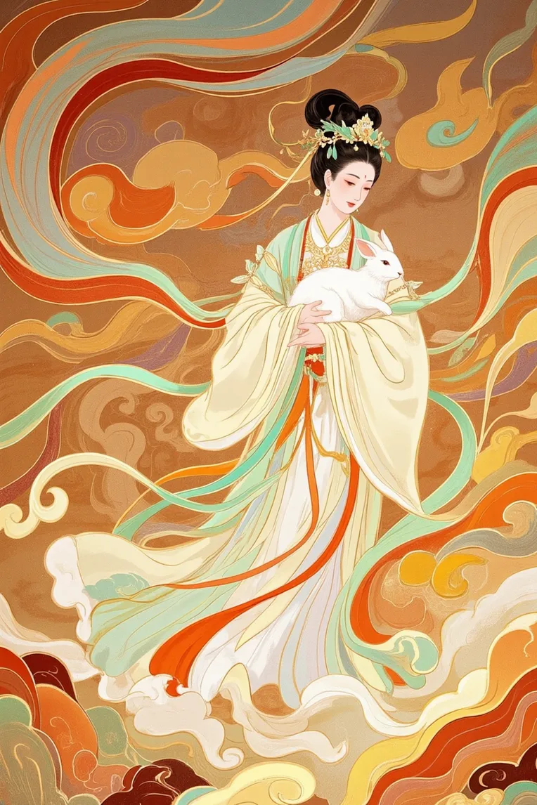 国风—敦煌壁画艺术_历史的惊鸿一瞥—中国风审美-LoRA-起风了ai