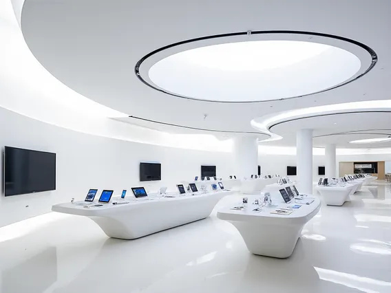 展览展厅_极简纯白商业空间设计-LoRA-设计师关关-LiblibAI