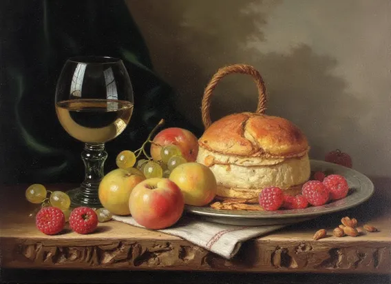 静物油画-古典画风-LoRA-JY小恒-LiblibAI