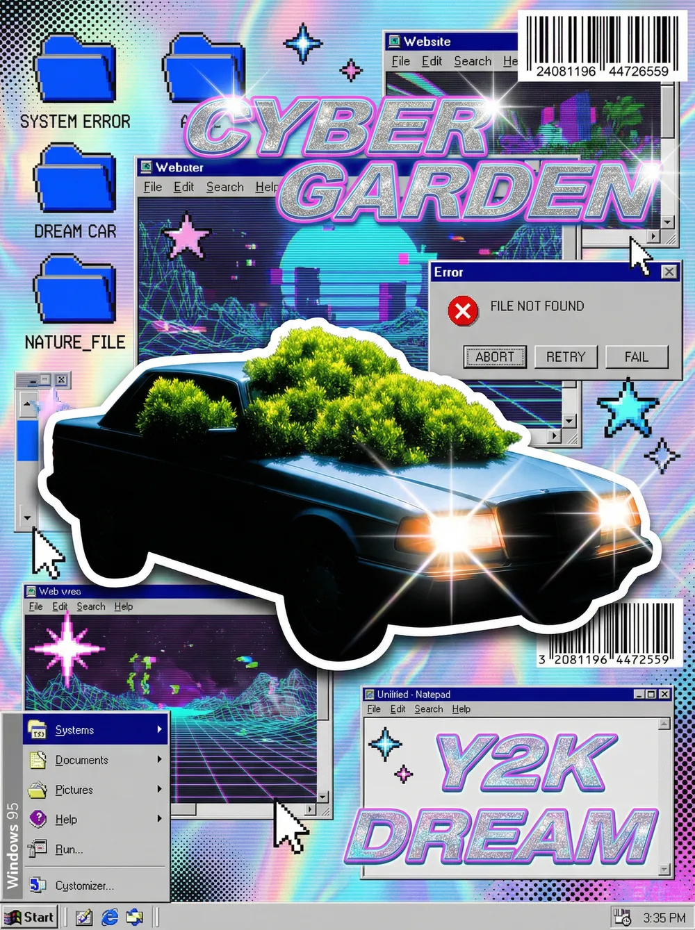 Y2K(千禧年)艺术风格海报--Jcy樂多-LiblibAI