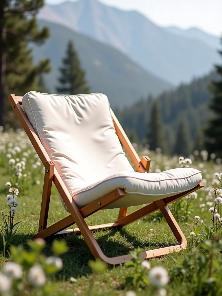 Outdoor folding chair design drawing 户外折叠椅设计画面