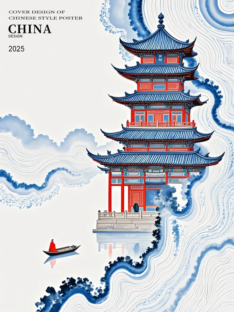 Chinese Style,Digital Painting Media,Building,LoRA,FLUX.1