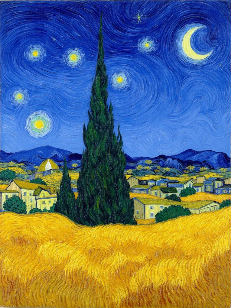 Traditional Painting Media,Style Boost,Landscape,LoRA,FLUX.1