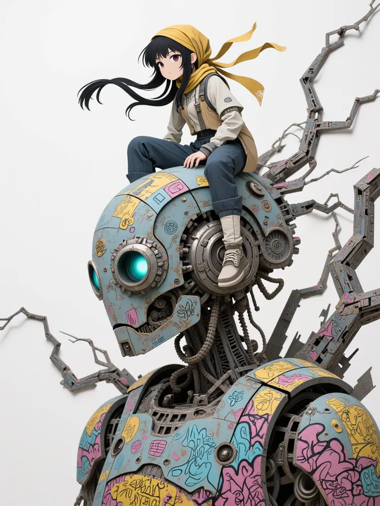 CGI style,Girl,Object Enhance,LoRA,FLUX.1