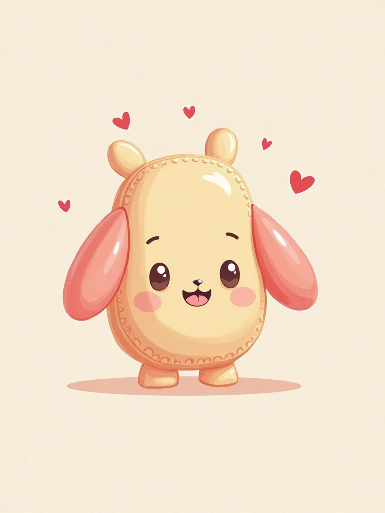Cute Q-style character Cute Q-style IP character