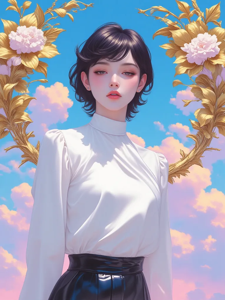 Illustration,Girl,Style Boost,LoRA,FLUX.1