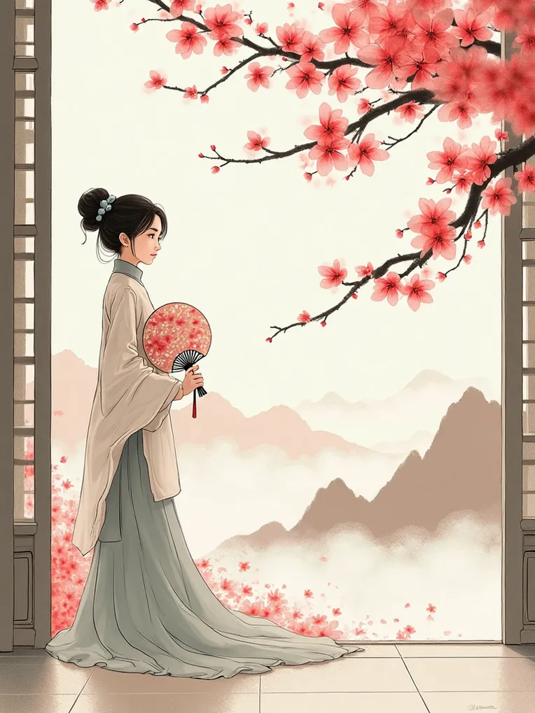 Girl,Style Boost,Landscape,LoRA,FLUX.1
