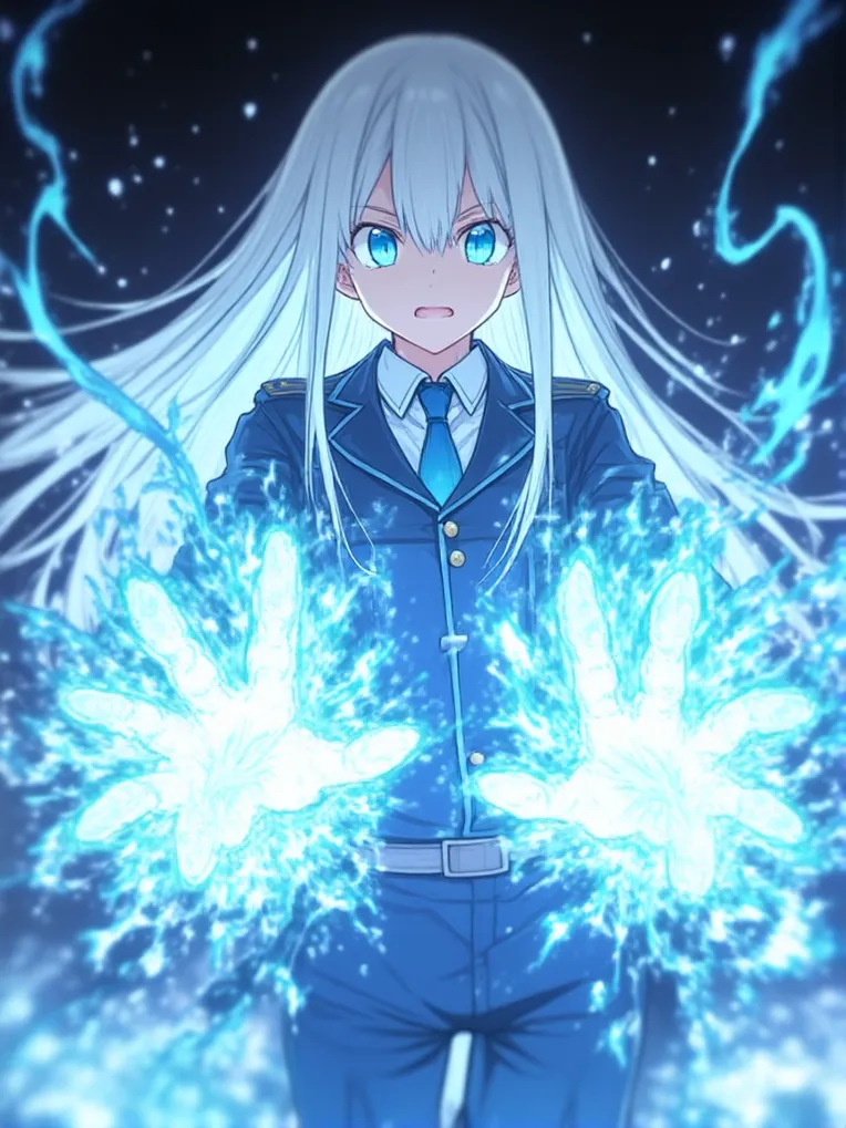 3D Two - dimensional Magic Sword - wielding Girl-LoRA-LUMOS-Shakker
