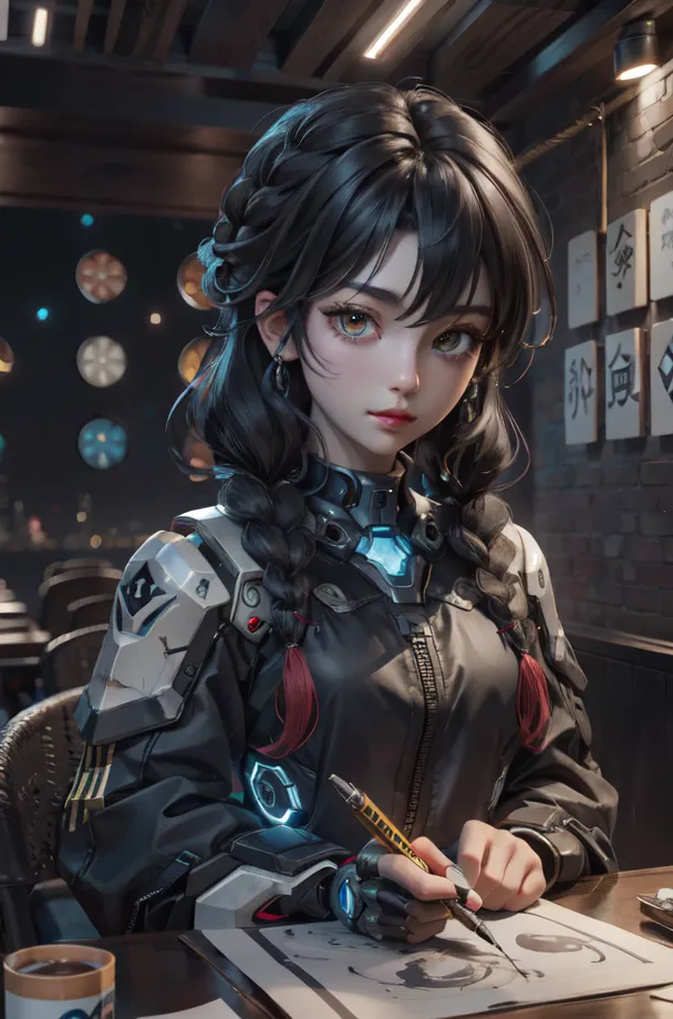 CGI style,Anime Character,Girl,Checkpoint,SD 1.5