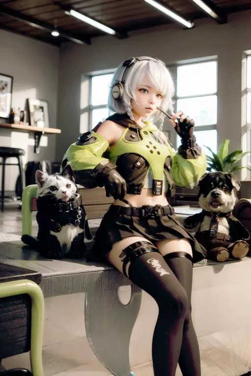 Anime,CGI style,Anime Character,LoRA,SD 1.5