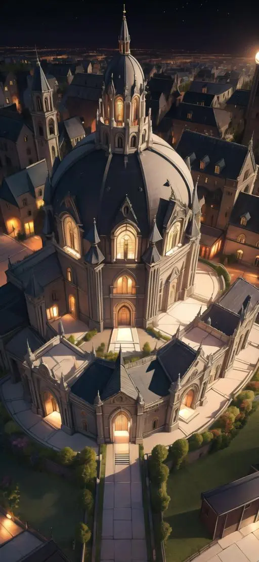 Anime,Anime Style,Building,LyCORIS,SD 1.5