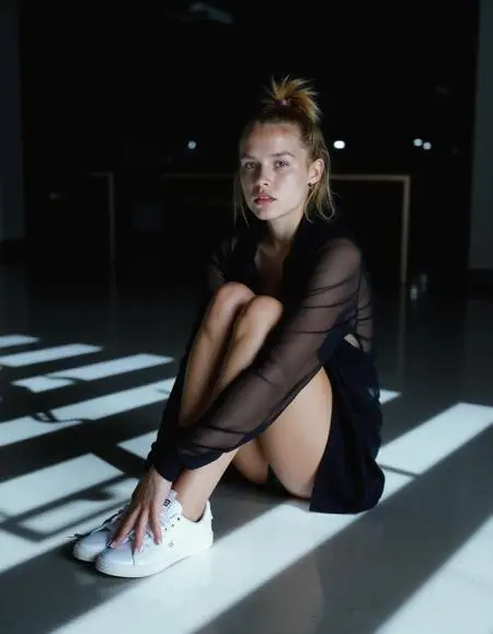 Realistic,Street Photography,Girl,Checkpoint,FLUX.1