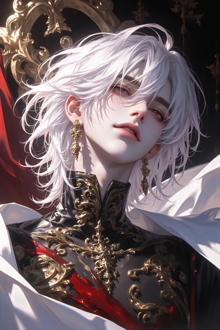 男生厚涂插画--小说推文--人物/F1/萍萍-LoRA-萍萍-Shakker