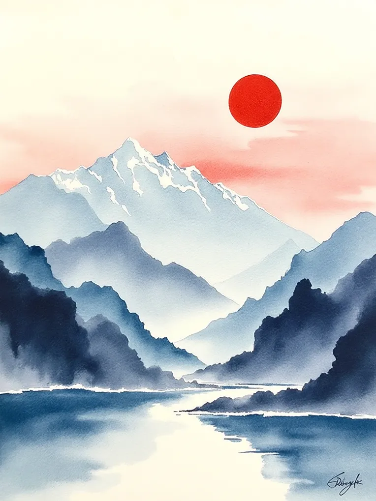 Traditional Painting Media,Style Boost,Landscape,LoRA,FLUX.1