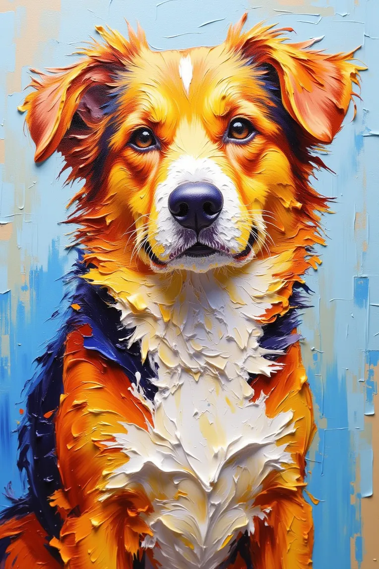 Classic Painting,Traditional Painting Media,Animal,LoRA,FLUX.1