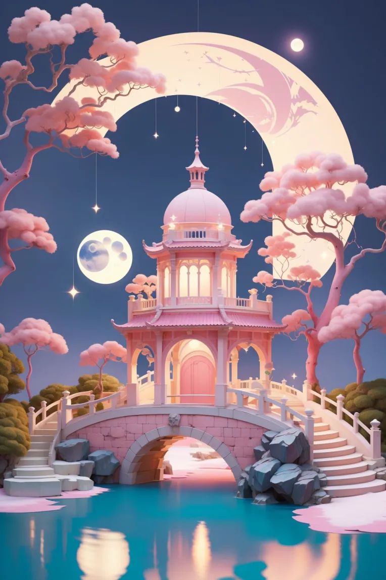 Cartoon style,Digital Painting Media,Building,LoRA,SD 1.5