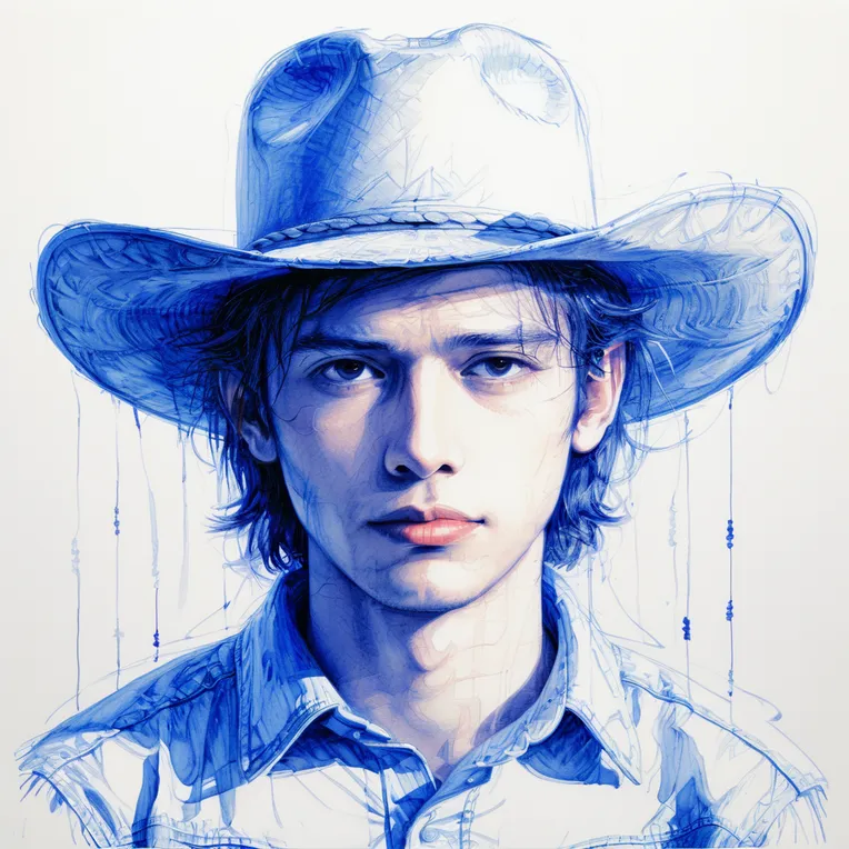 Hand-Drawn,Traditional Painting Media,Boy,LoRA,SDXL
