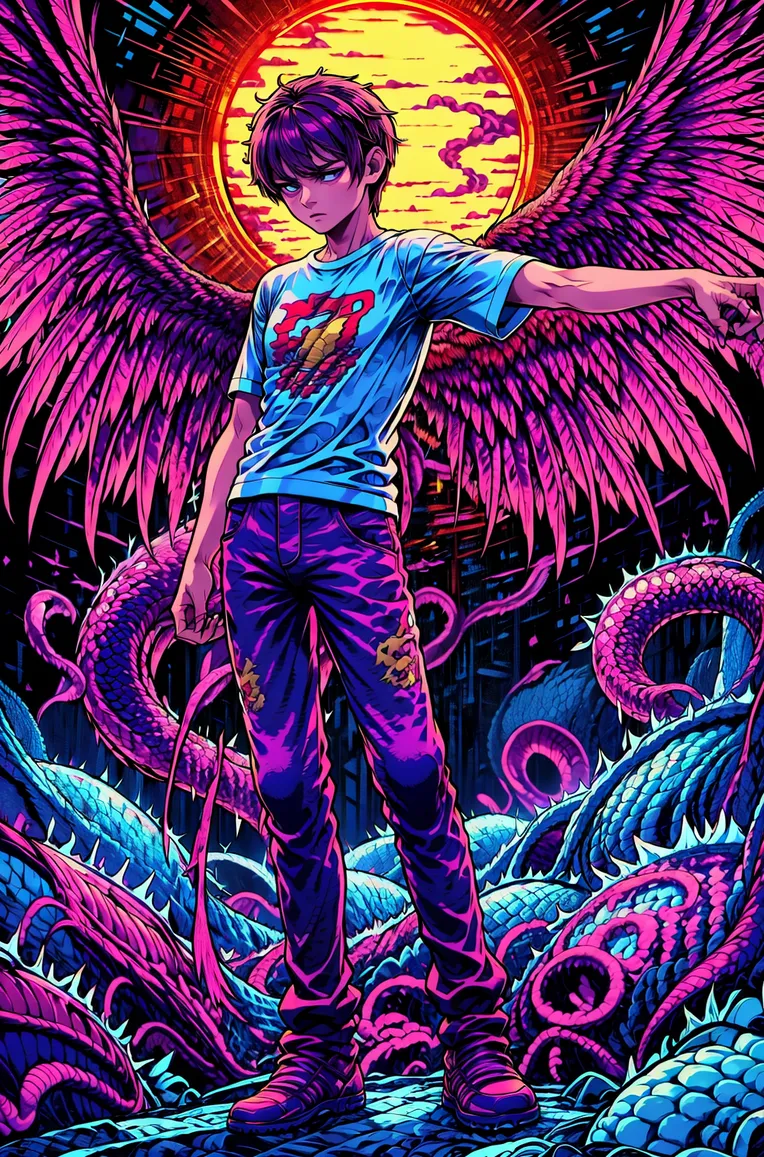 Anime Character,Boy,Style Boost,LoRA,SD 1.5