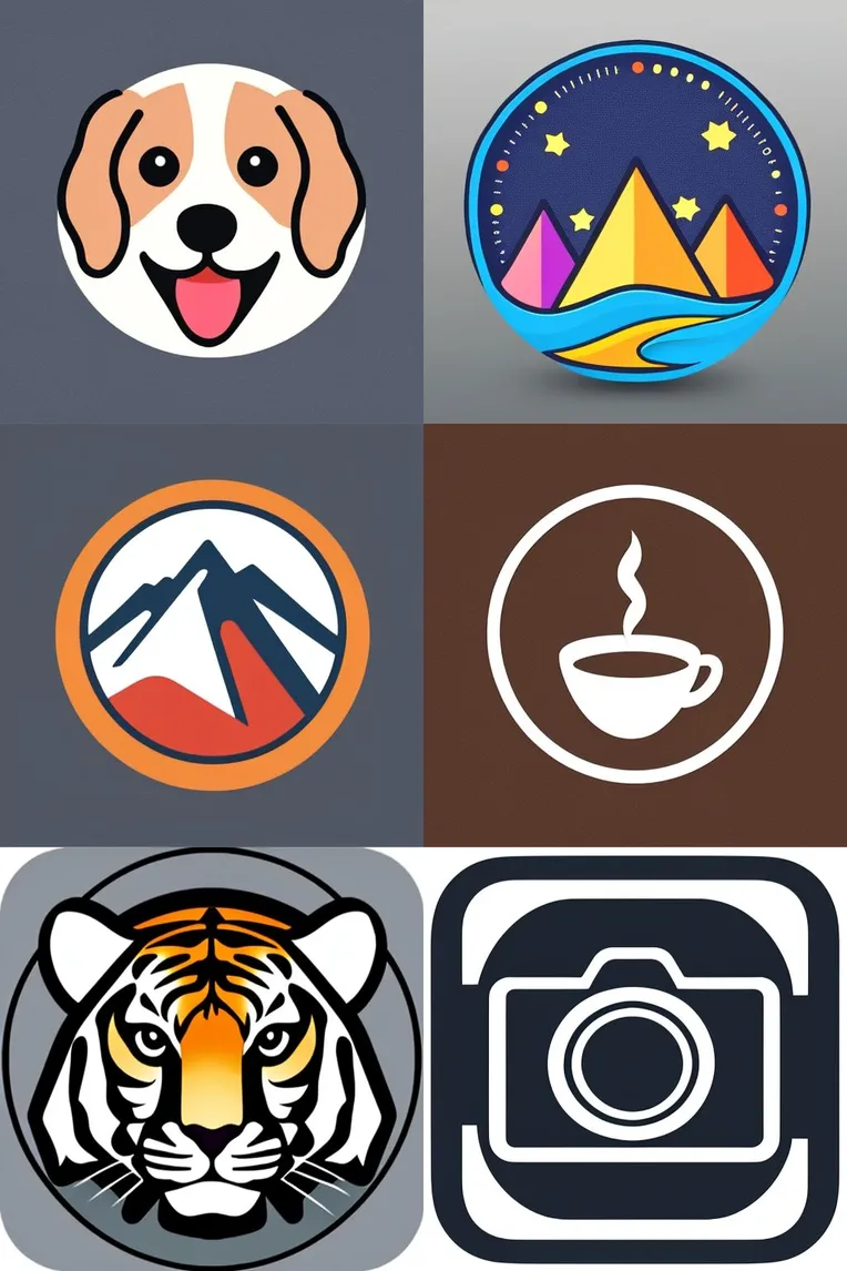 Flat,Logo design,Space & Scene,Checkpoint,SD 1.5