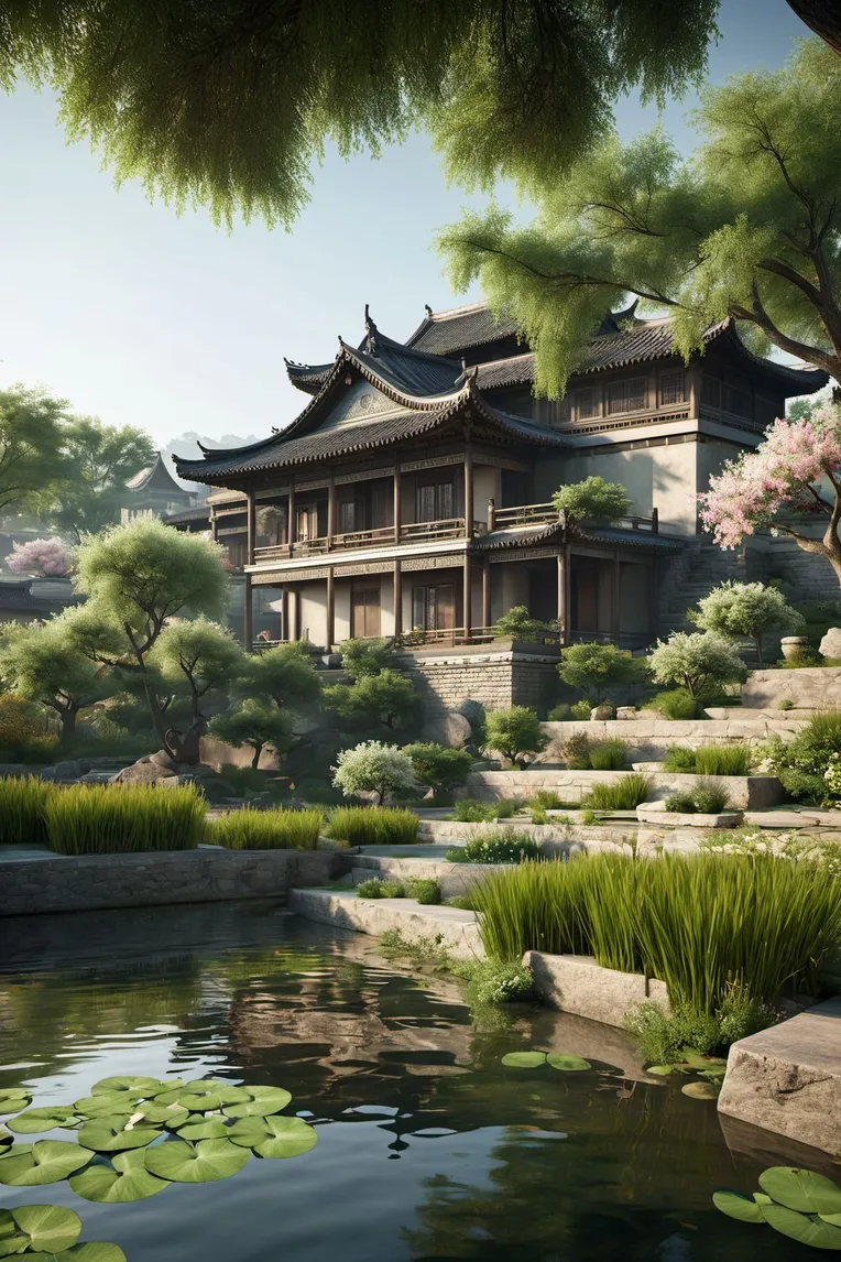 Realistic,Architectural Design,Building,Checkpoint,SDXL