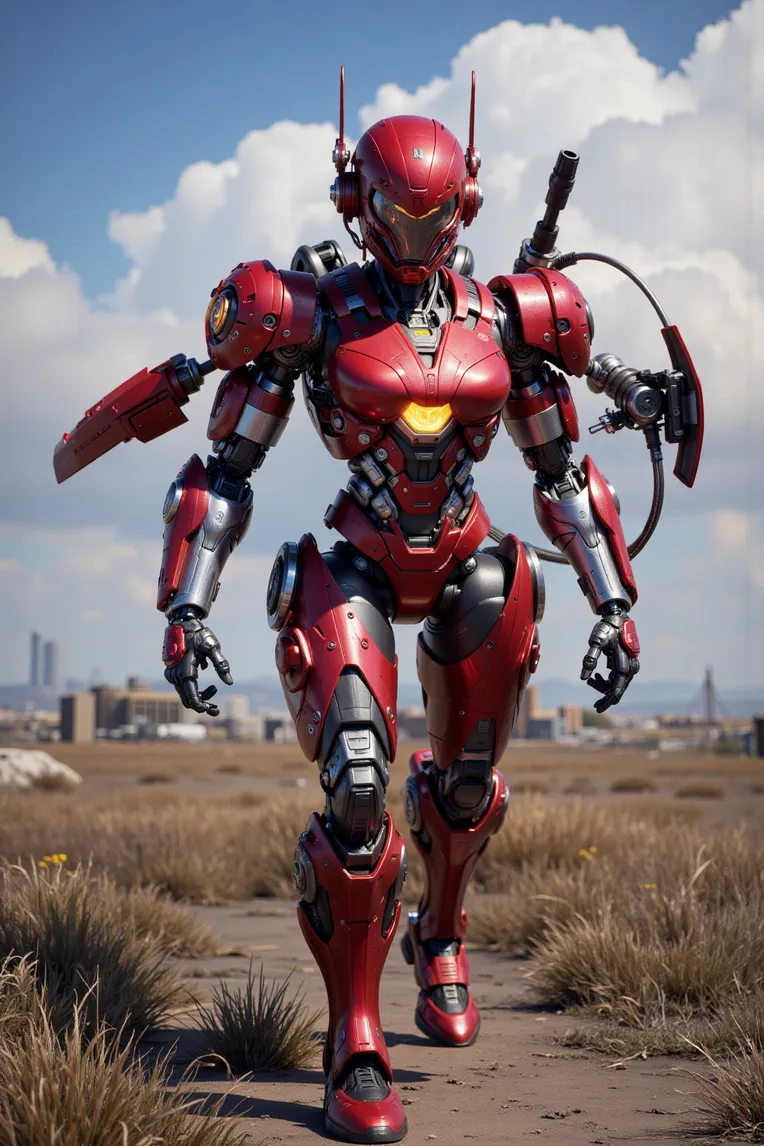 CGI style,Mecha,Checkpoint,FLUX.1