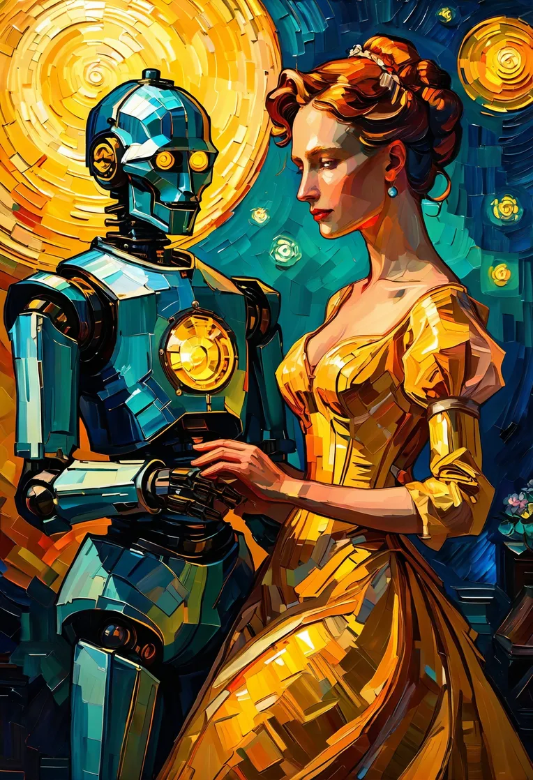 Classic Painting,Traditional Painting Media,Girl,LoRA,SDXL