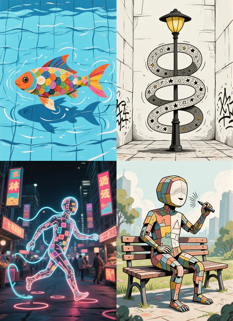 Flat Illustration,LoRA,FLUX.1