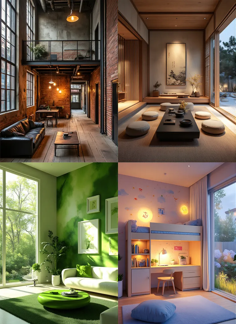 Interior Design,Space & Scene,LoRA,FLUX.1