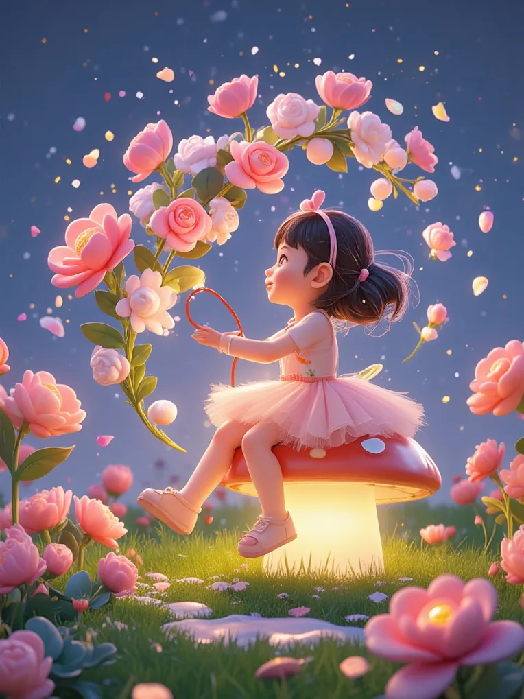 Cartoon style,Girl,LoRA,FLUX.1