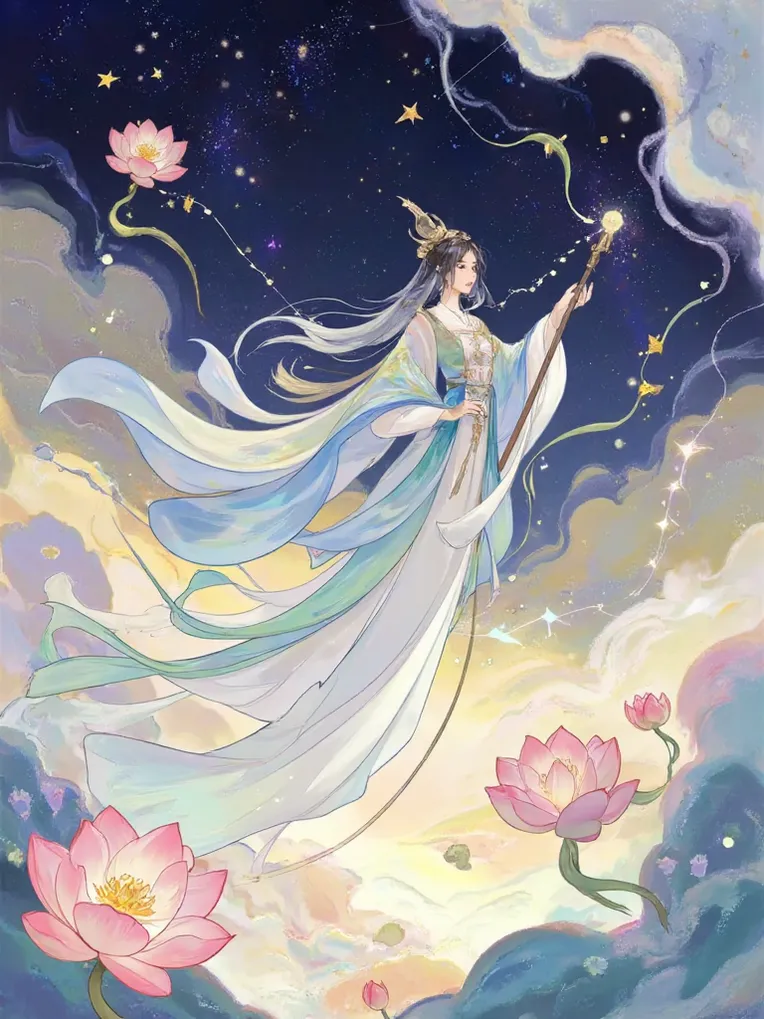 Traditional Painting Media,Girl,LoRA,FLUX.1