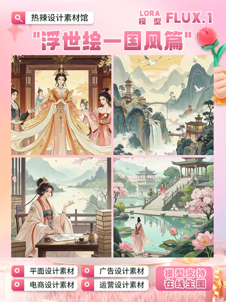 Traditional Painting Media,Girl,LoRA,FLUX.1