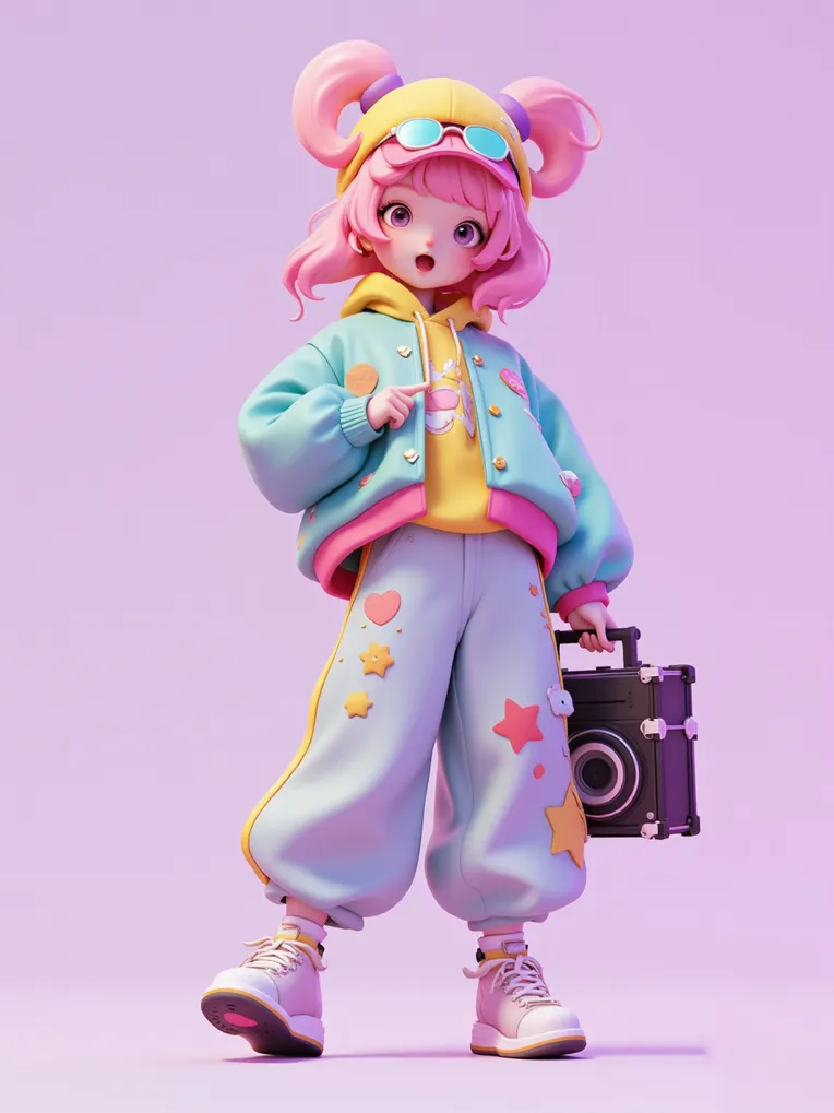 Anime,Cartoon style,Girl,LoRA,FLUX.1