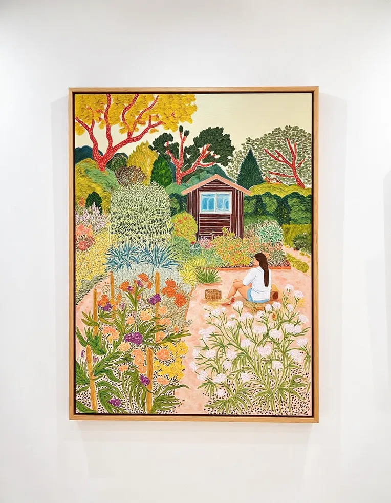 Classic Painting,Flat Illustration,Girl,LoRA,FLUX.1